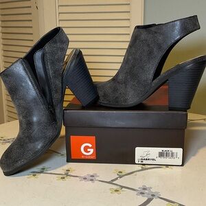 G by Guess Women's Charcoal Heeled Boots Size 7